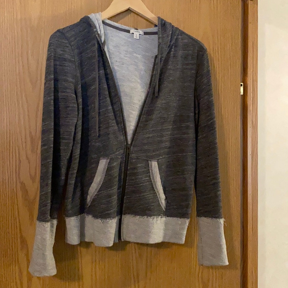 Caslon hooded zip up